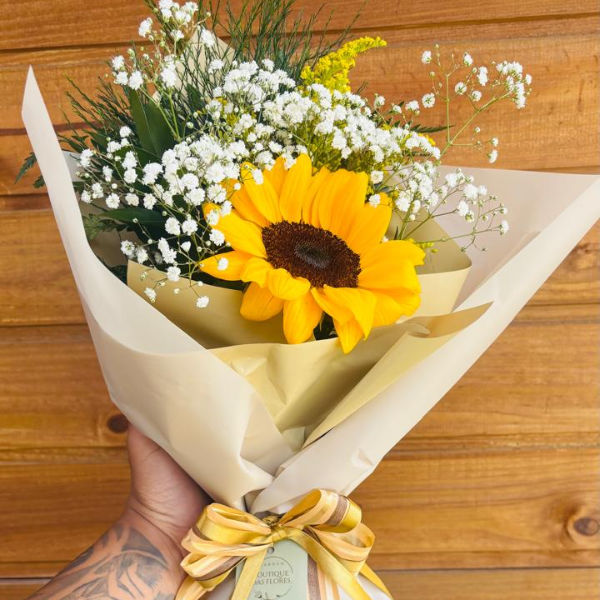 Girassol unit�rio decorado